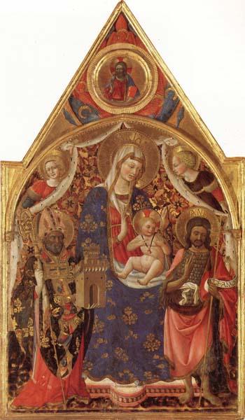 Antonio Fiorentino Madonna and Child with Saints